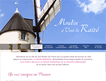 Tablet Screenshot of moulin-a-vent-de-raire.com